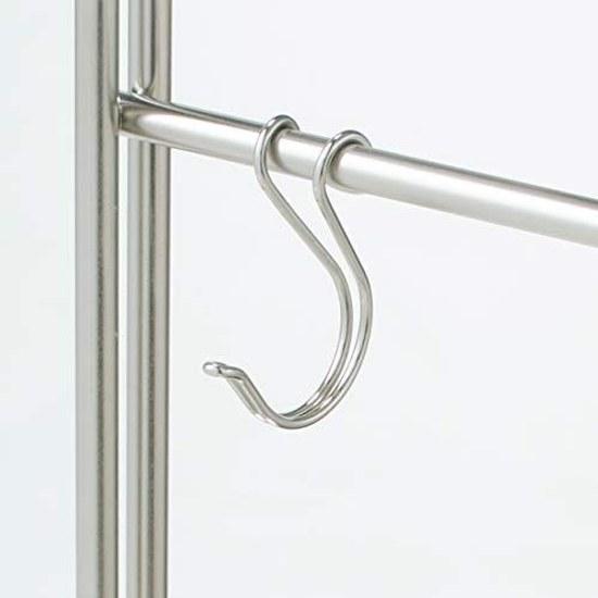 Muji Stainless Steel HookLarge 2 PiecesDiameter 1.52.5cm Silver