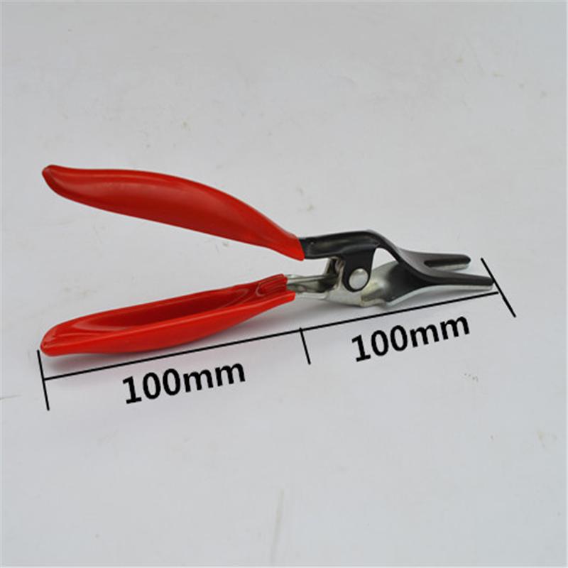 Automobile Universal Angled Fuel Vacuum Line Tube Hose Remover Separator Pliers Pipe Tools Removal Tools
