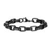 Vnox Punk Rock Chuky Chain Bracelets for Men Teens Boys, Stainless Steel Rectangle Links Chain Wristband New Jewelry