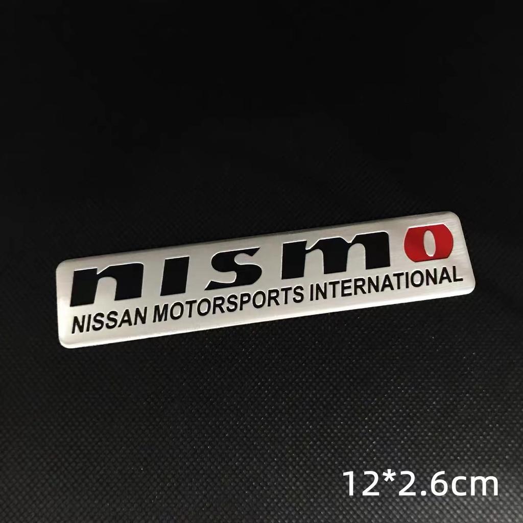 AQS3 Aluminum Car Badge Body Side Sticker Fender Trunk Decor Decal Styling For Nissan Juke Leaf Qashqai Patrol Pathfinder X-Trail Nis