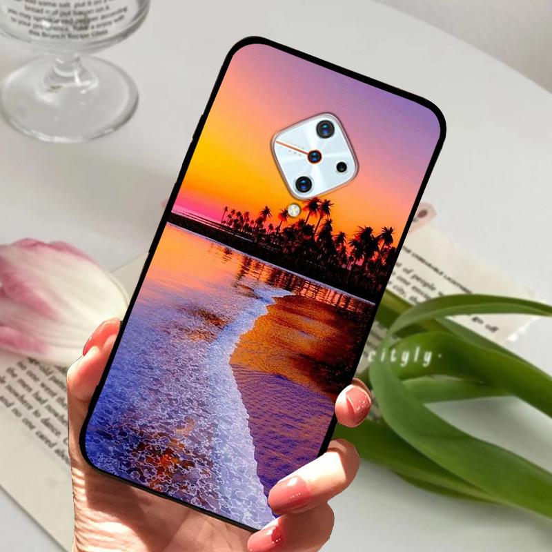 For Vivo V17 Case Cover S1 Pro Silicone Soft Painted Phone Case for VIVO 1920 V17 Russia Case TPU Bumper for vivoV17 V 17 s1Pro