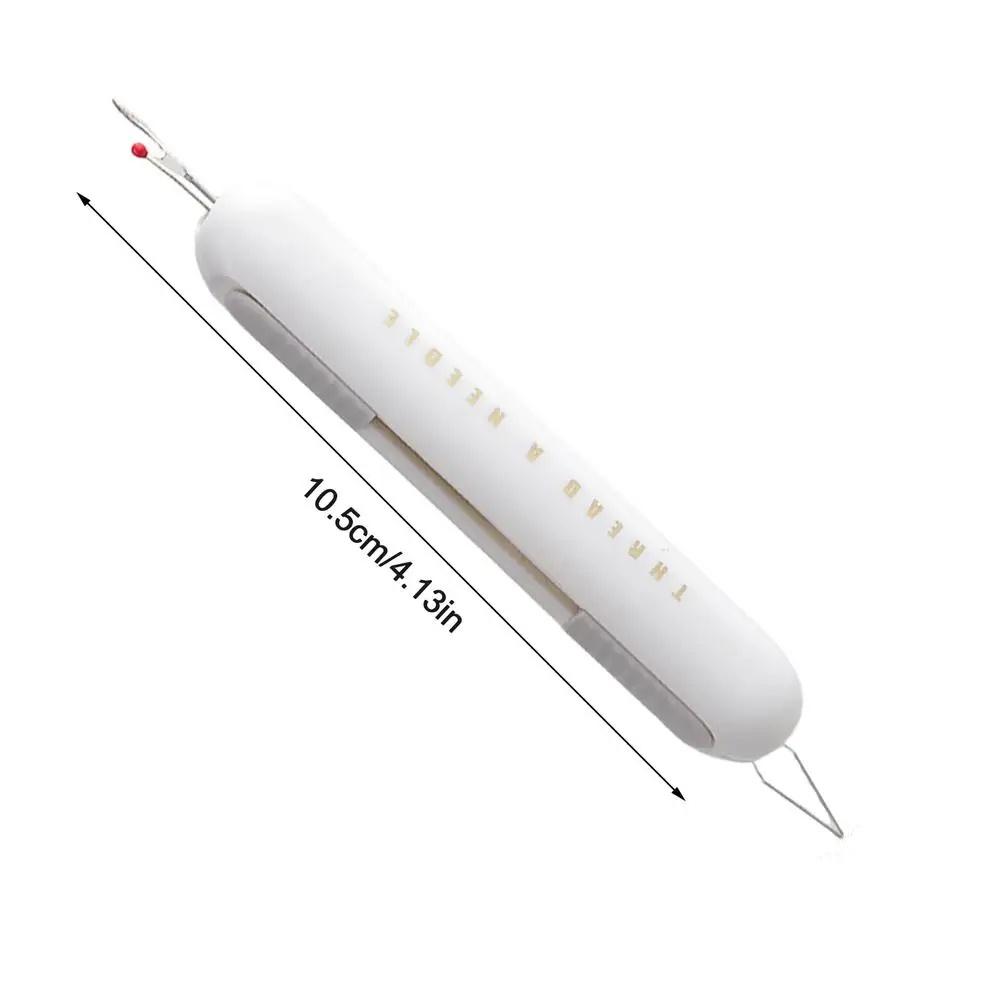 Sewing Tool for Precision Work Portable Thread Remover with Magnifying Glass for Sewing Quilting Retractable Seam Opener Stitch