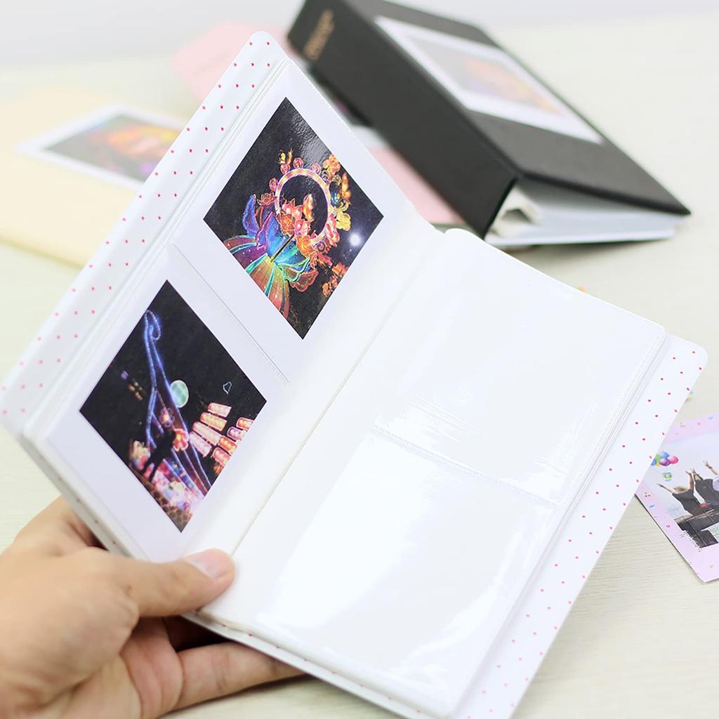 kinokoo Fujifilm Instax Mini Square Photo Album Compatible with Fujifilm Instax Mini Square Large holds 64 photos Stylish perfect as a birthday