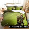 Game Dungeon Defenders Bedding Set Cartoon Anime Adult Kid Bedroom Duvet Cover Sets 3D Print Anime Home Textile