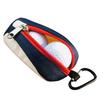 Golf Ball Pouch Compact Zipper Golf Accessory Portable Polyester Mini Bag for Sporting