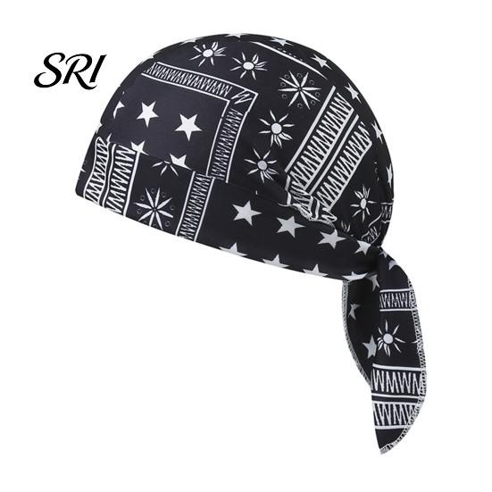 Elastic Strap Bandana Paisley Cooling Headscarf Cap Set, Sweat Wicking Adjustable Moisture-wicking Straps Fit Breathable Hand Washable Headwrap