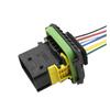 6 7 8 10Pin AMP TE Auto/Energy Sheath Electronic Connector Wiring Harness Plug 1-1418479-1 1564516 1-1703820-1(Yellow)