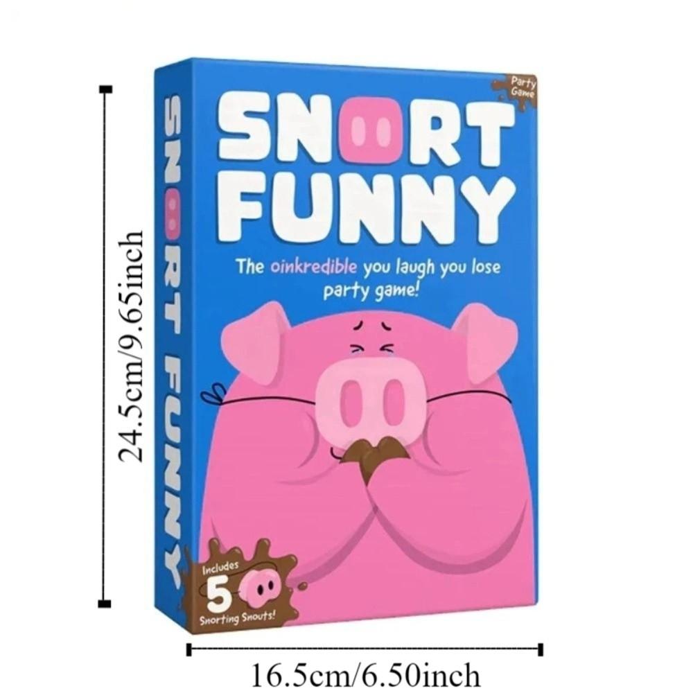 Challenge-Karten „Wer lacht, verliert“ Partyspiel SNORT FUNNY Partyspiel Camping-Aktivität