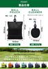 Golf accessories golf ball golf golf ball cleaner set case, case, pouch, accessories, (black)