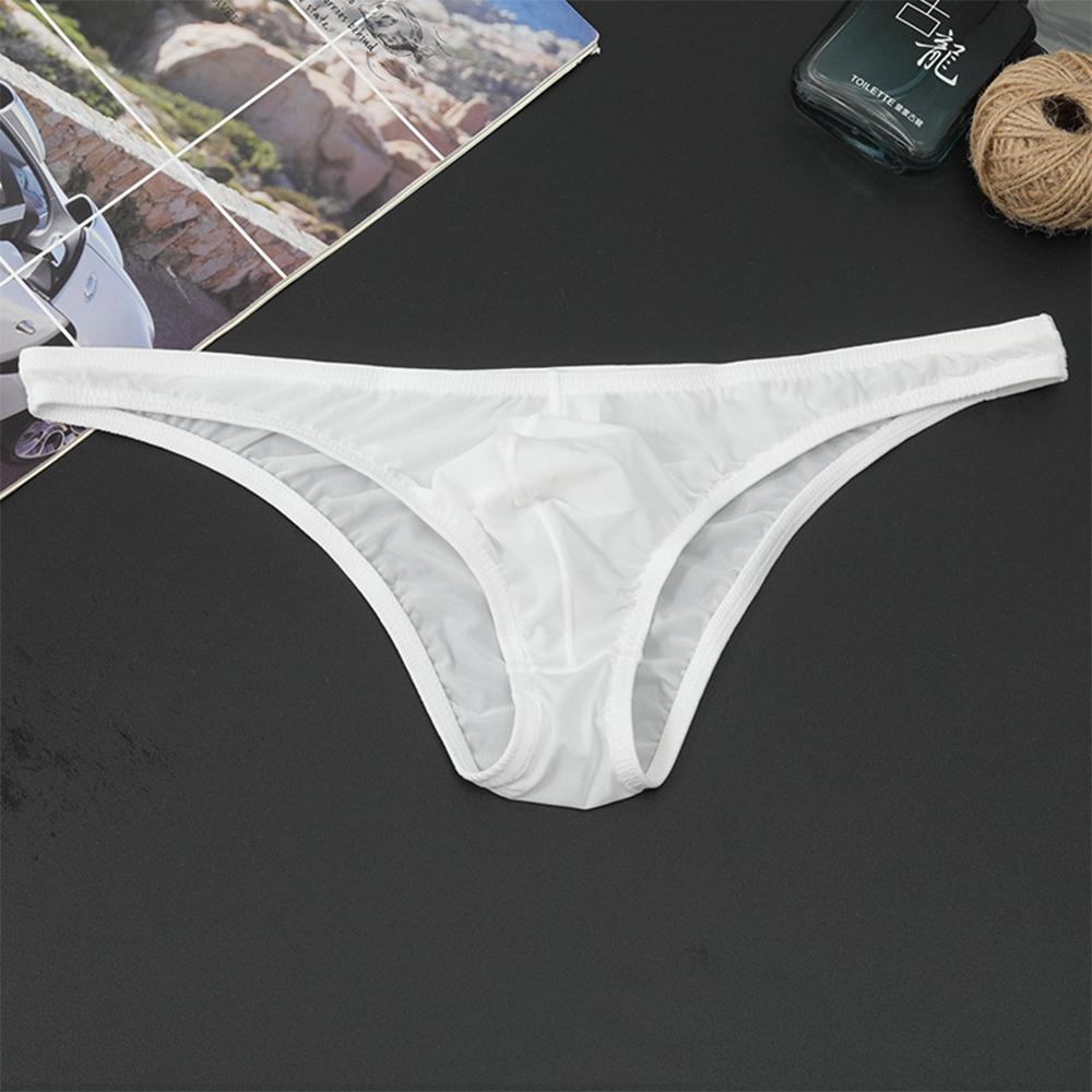 Men\'s Brief Male Underwear Mens Panties Milk Silk