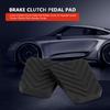 Akozon Brake Clutch Pedal Pads, Replacement for 1 Pair of Auto Rubber Brake Clutch
