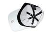 New Era Adjustable Fit Brim Cap, White, Free Size Cotton Twill Baseball Hat for Men and Women, Unisex