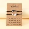 Yin Yang Tai Chi Fisch Armband für Damen Herren Nationales Dripping Oil Freundschaft Partner Armbänder Schmuck Geschenk