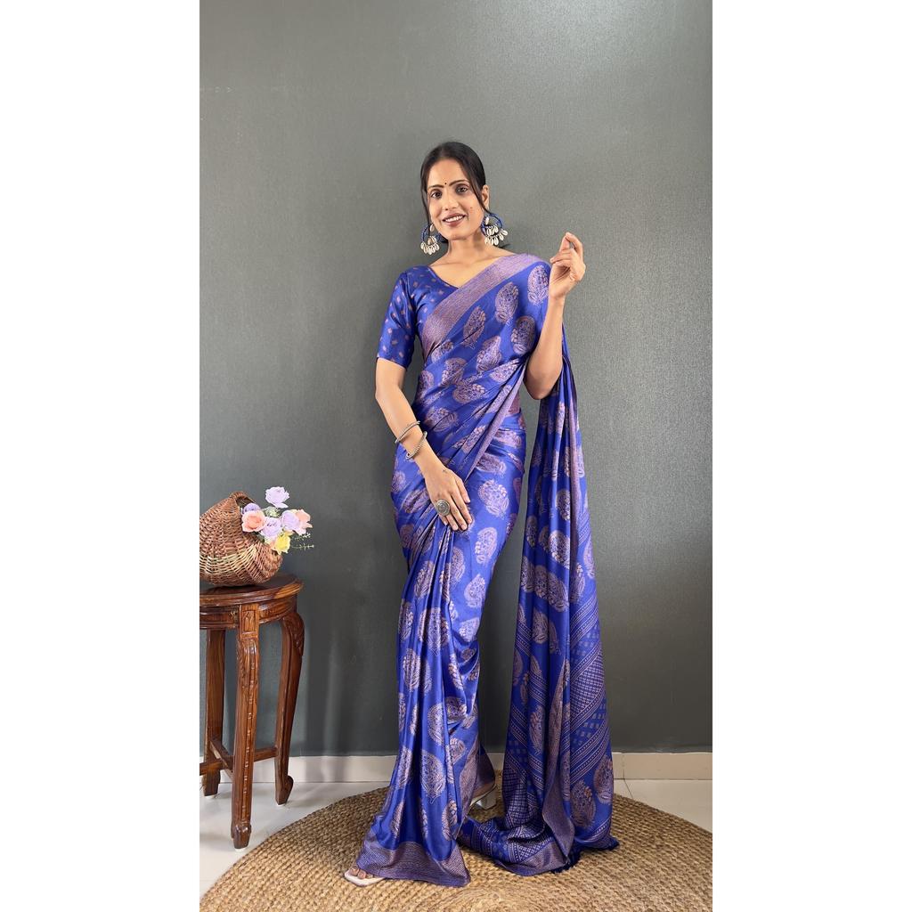 Very Easy Wearable Saree In Just 60 Seconds