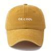 Baseball Cap with Simple Printed Letters for Men and Women, Suitable for Outdoor Leisure, Sun Protection, Duckbill Cap