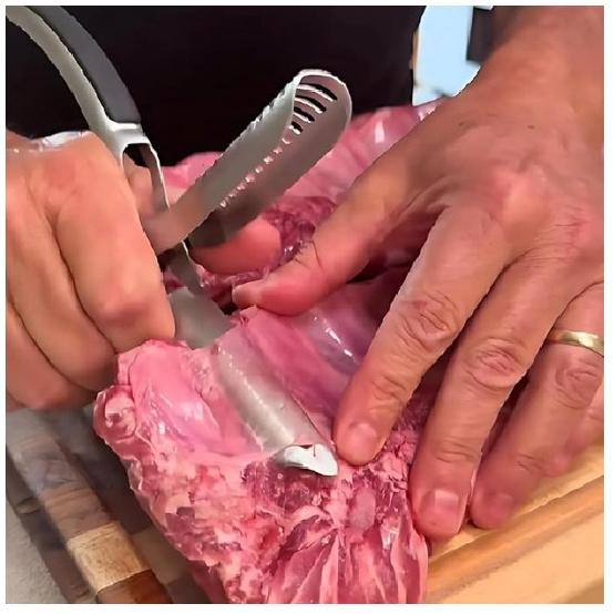 Alloy Rib Membrane Remover Clip - Heavy-Duty Kitchen Tool for Rib Skin Removal