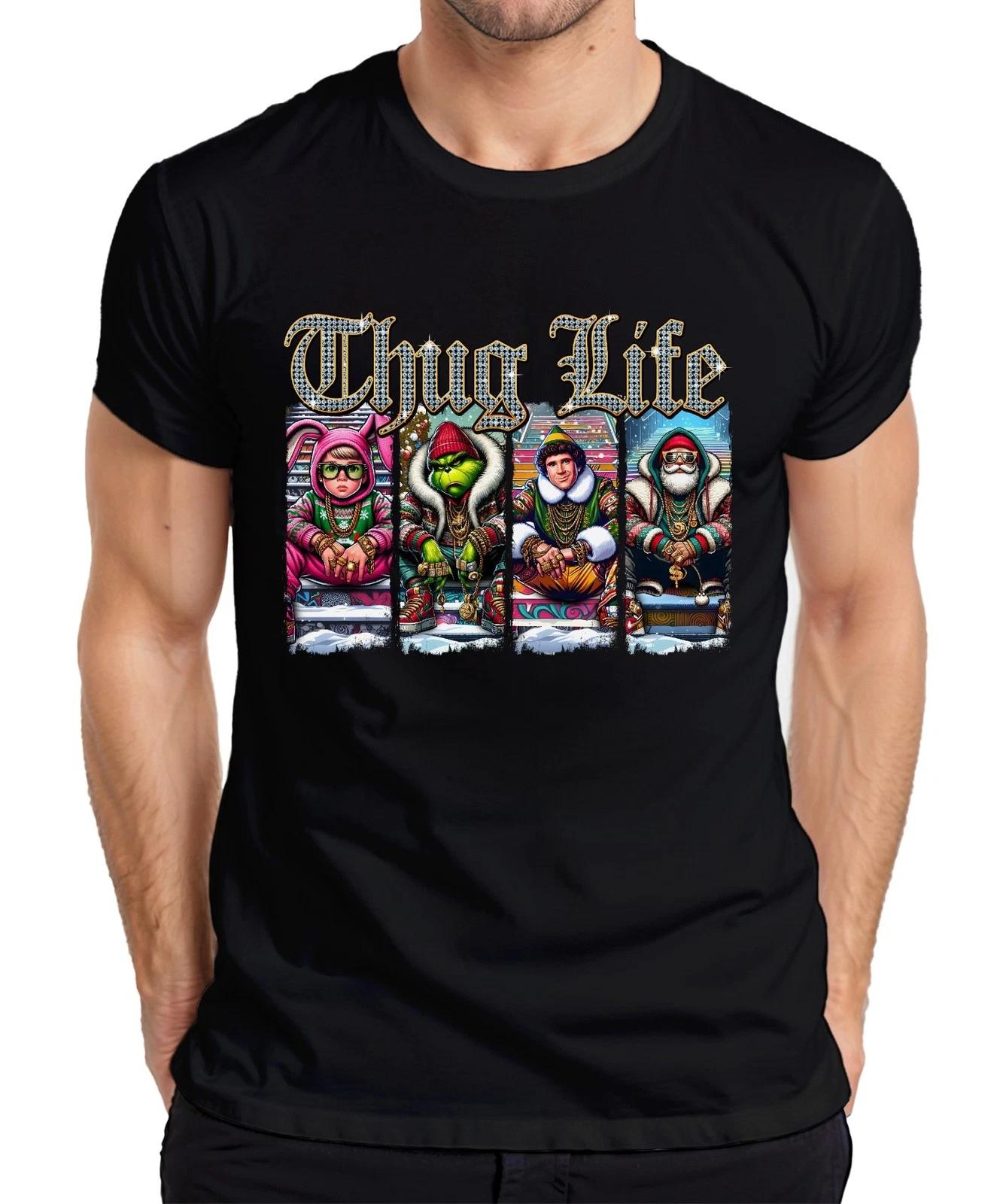 Thug Life Buddy der Elf Grinch - Weihnachten Christmas Xmas Herren T-Shirt S