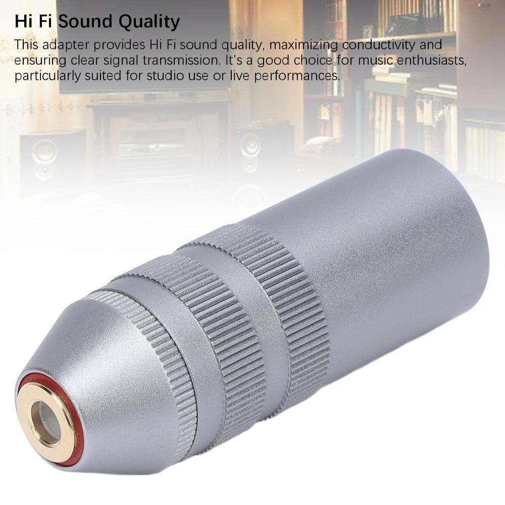 Plug and Play 4Pin XLR Male to 4.4mm Balanced Female Adapter Portable Audio Adapter  Active Speaker