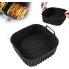 Non-Stick Air Fryer Silicone Liner Tray Reusable Baking Mat for Most Air Fryers Ovens Microwaves Baking Airfryer Accessories