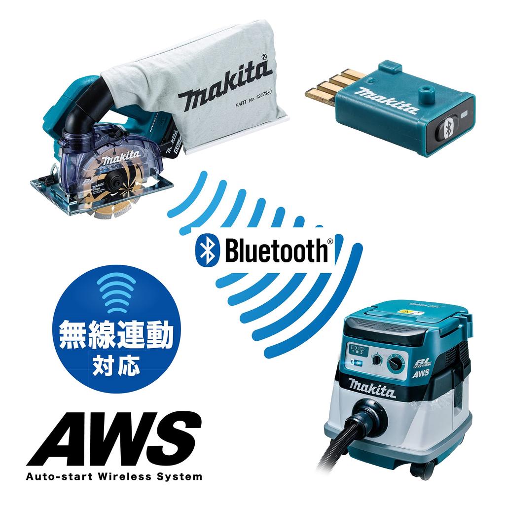 Makita 125mm rechargeable dust cutter 18V sold separately CC500DZ battery/charger/case