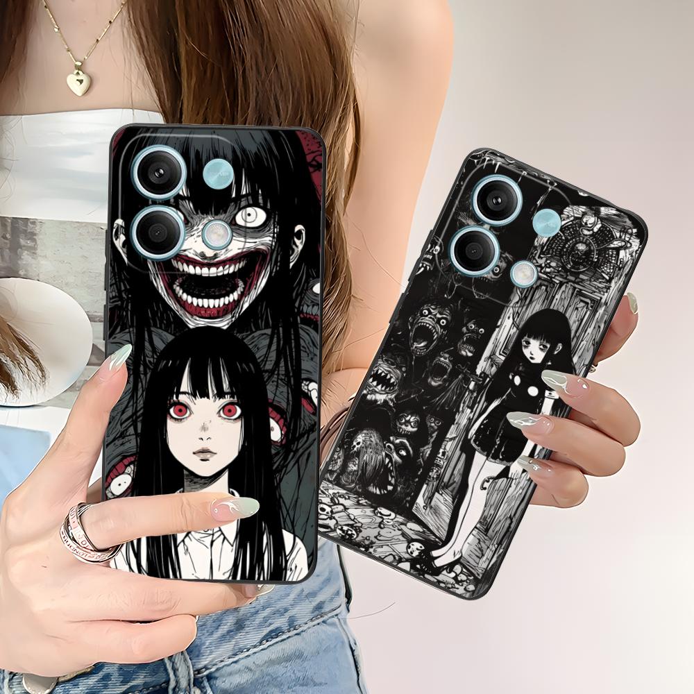 Terror Gothic Art Mobile Phone Case for POCO M7 M6 M5 M4 M3 X7 X6 X5 X4 X3 Pro GT 5G Colorful Printing Cover Cover Luxury Pretty