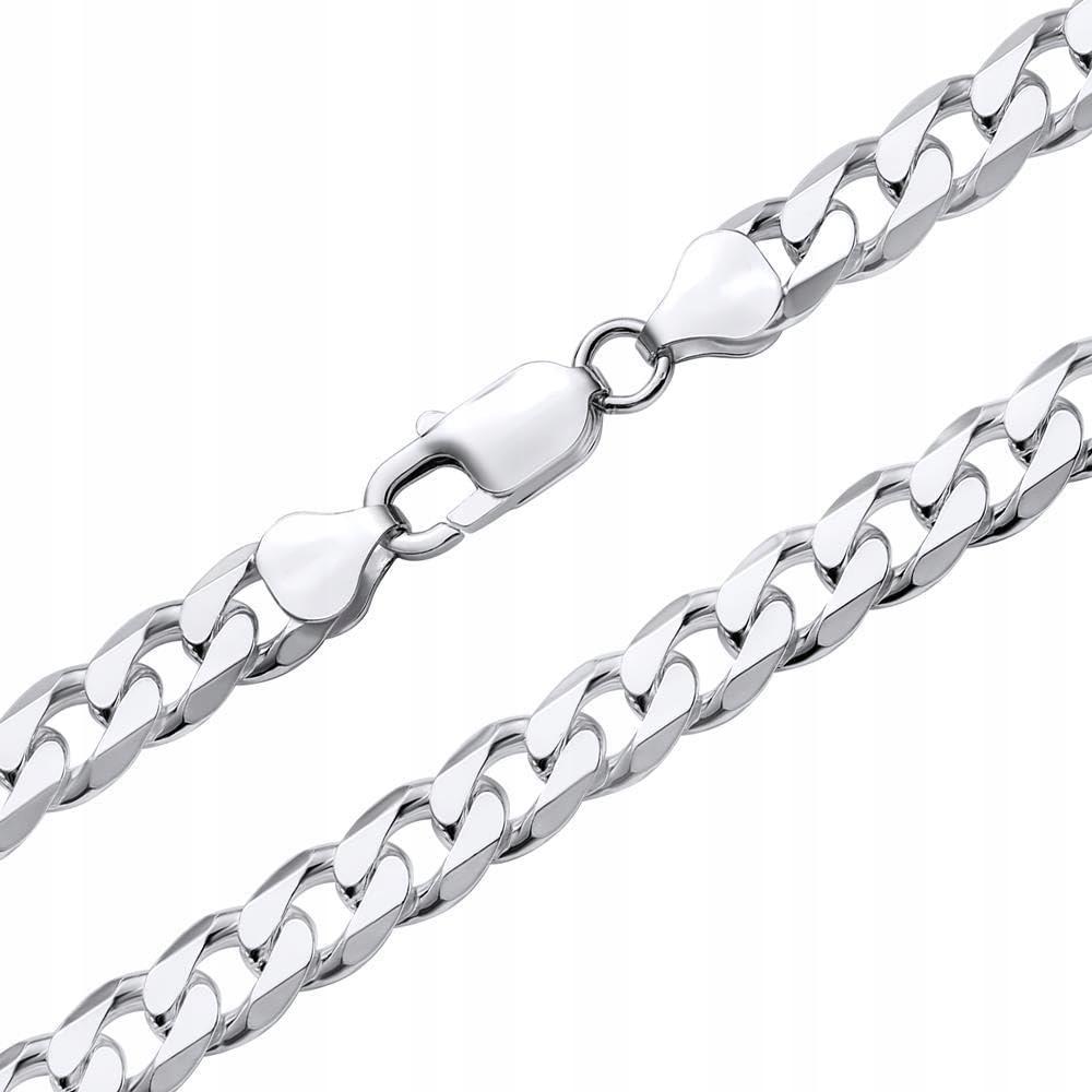 FULL Silver Men' Chain 925 SILVER THICK Pancetka DIAMONDED