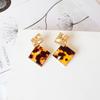 Korean-Japanese Style Geometric Acrylic Large Dangle Earrings