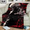 Tokyo Ghoul Comfortable  Print Flannel Blanket  Warm for Beds, Chairs, Sofas, Bedrooms, Travel, Picnics-kwq197