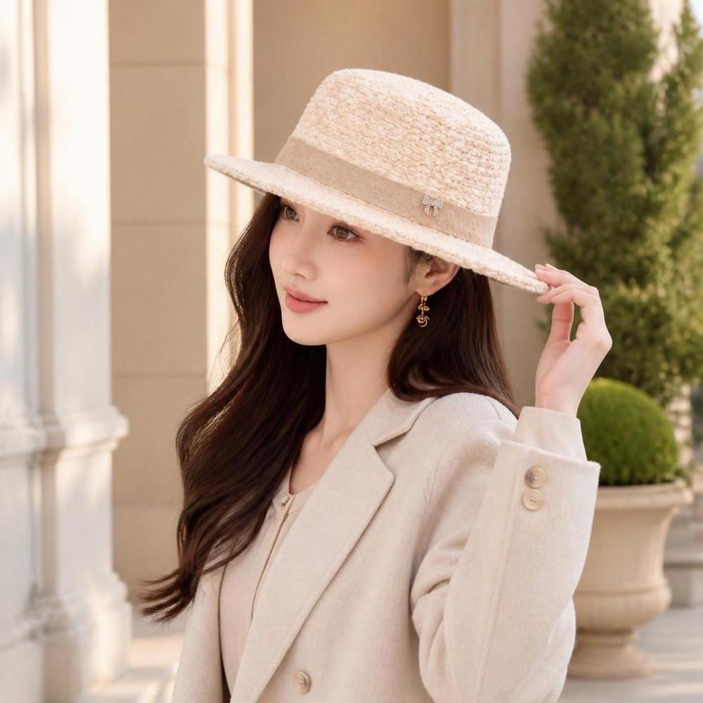 British Retro Women's Fedora Hat Fashion Commute Hat New Trilby Hat Daily Commute