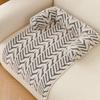 80x60cm Pet Sofa Bed Super Soft Plush Mat with Neck Pillow Machine Washable Pad for Small Dog Cats Indoor Outdoor Travel Use