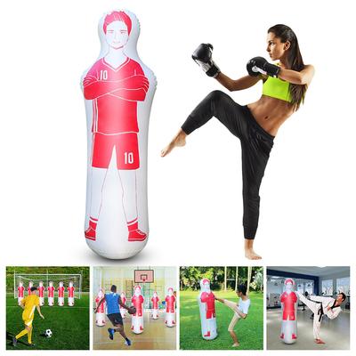 Soccer Dummy Defender Training Mannequin Inflatable Punching Bag Football Practice Tumbler for Home Exercise for Children Adults