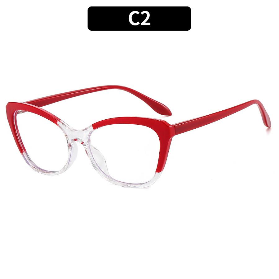 Classic Anti-Blue Light Computer Eye Glasses Frames Men Women Vintage Square Plastic Cat Eye Glasses Frame Eyewear