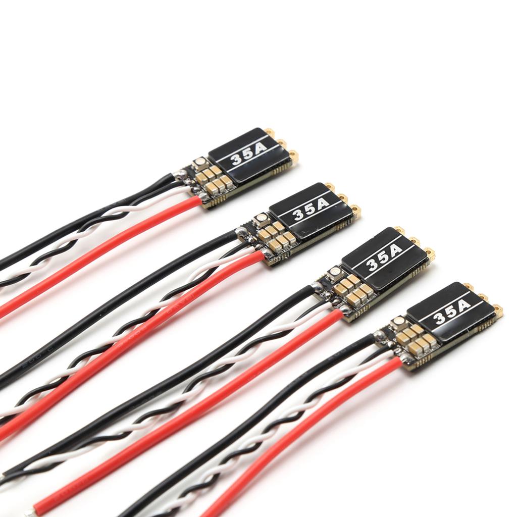 35A BLHeli_S ESC 2-6S Brushless ESC Electronic Speed Controller Built-in Programmable RGB LED for RC Drone Quadcopter