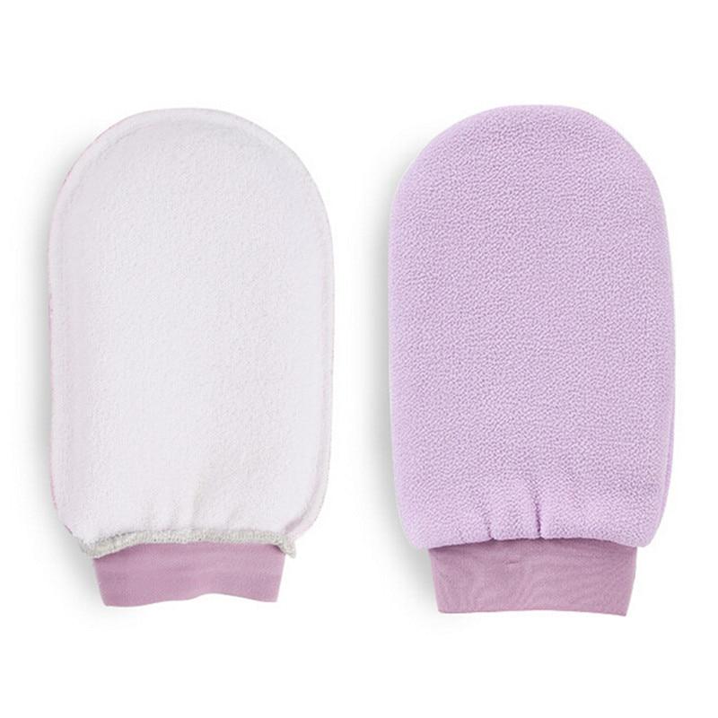 Shower Spa Exfoliator Two-sided Bath Glove Body Cleaning Scrub Mitt Rub Dead Skin Removal Bathroom Bath Towel
