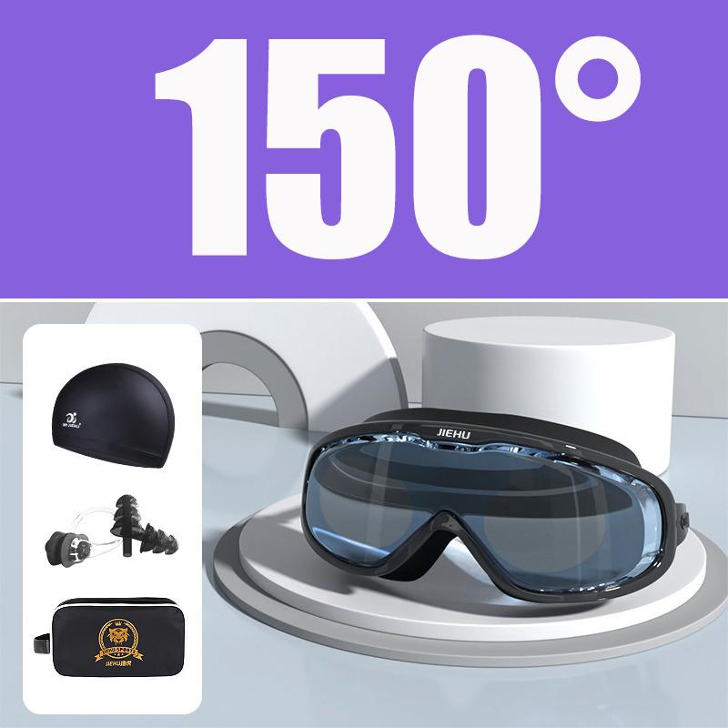 Myopie-Verschreibung -1,5 ~ -8,0 Grad Wasserdichte Anti-Beschlag-Silikon-Schwimmbrille mit Ohrstöpseln