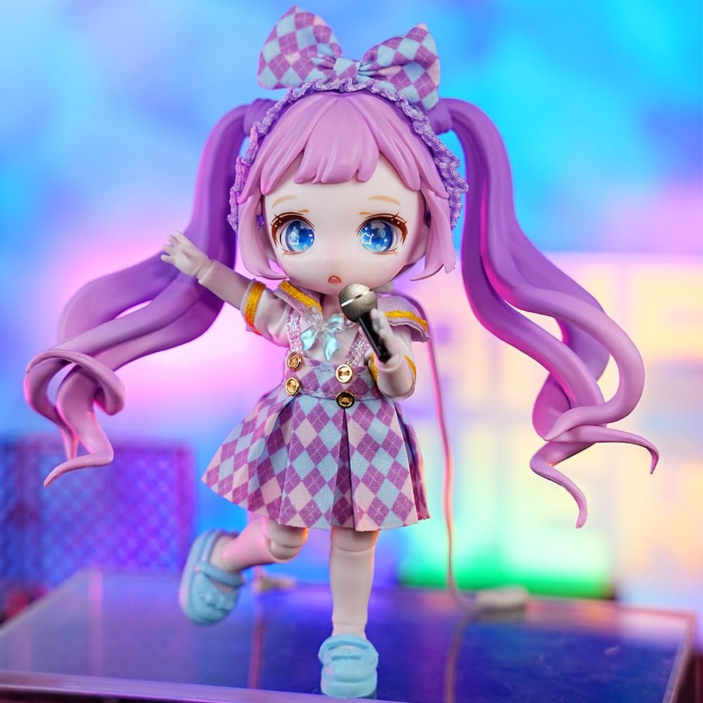 ICY Fortune Days 13cm Doll - College Series Doll, Perfect for Gifts, Decoration, DIY Exercises, and Collections, Girl's Doll 8+