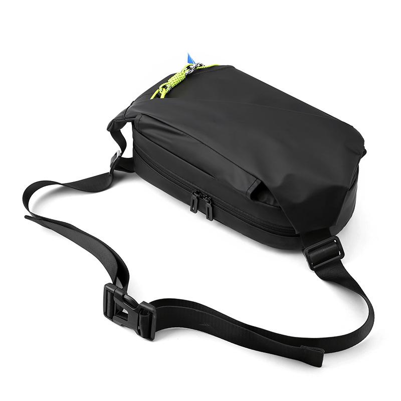 Men's Trendy Crossbody Motorcycle Bag - Multifunctional Sport Riding Messenger/Shoulder Waist Bag (Lightweight)