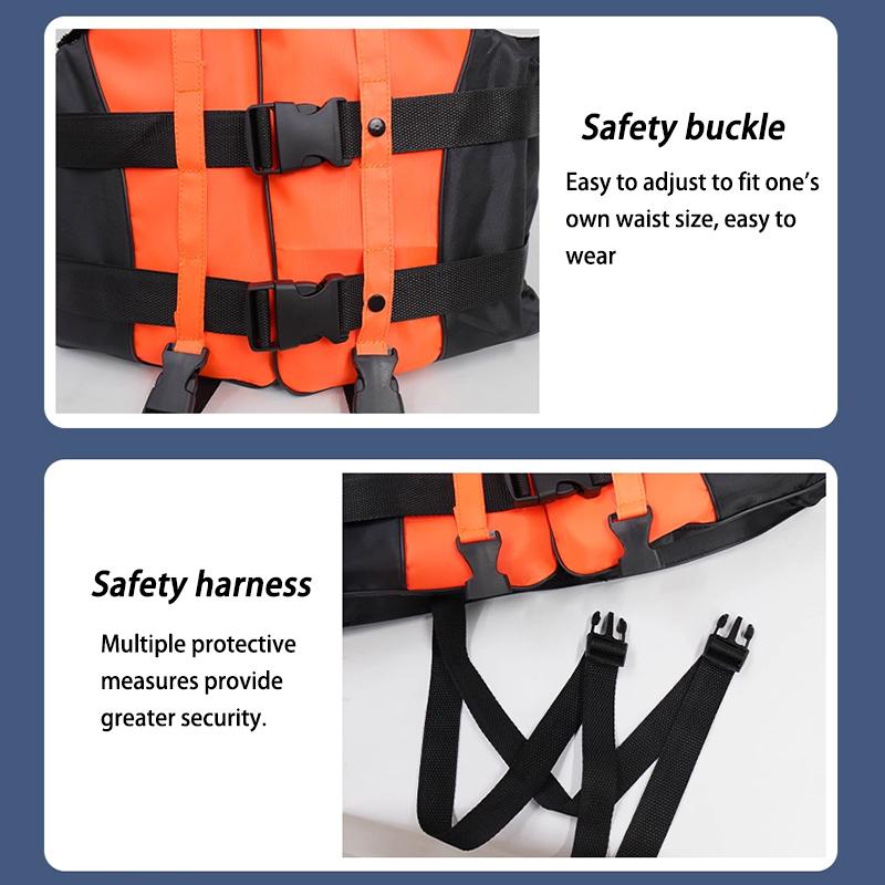 Emergency Flood Control Life Jackets For Adults And Children High Buoyancy Fishing Professional Boat Foam Life Vests Buoyancy Ve