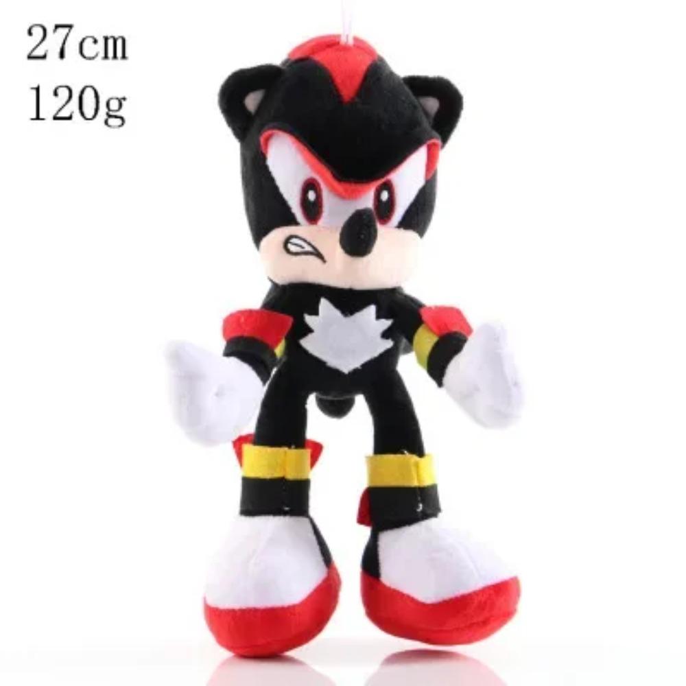 2025 New 25cm Super Sonic Action Doll Plush Toy Hedgehog Model Plush Doll Tarsnak Sofa Plushie Toys for Children's Birthday Gift