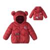 Kids Hooded Down Jacket Long Sleeve Coat for Toddler Boys and Girls