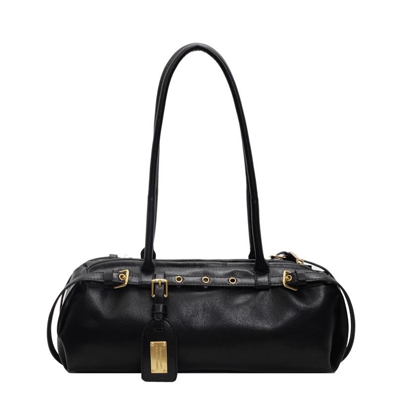 Retro underarm bag women's autumn and winter new trendy bowling handheld shoulder bag large-capacity commuter bag