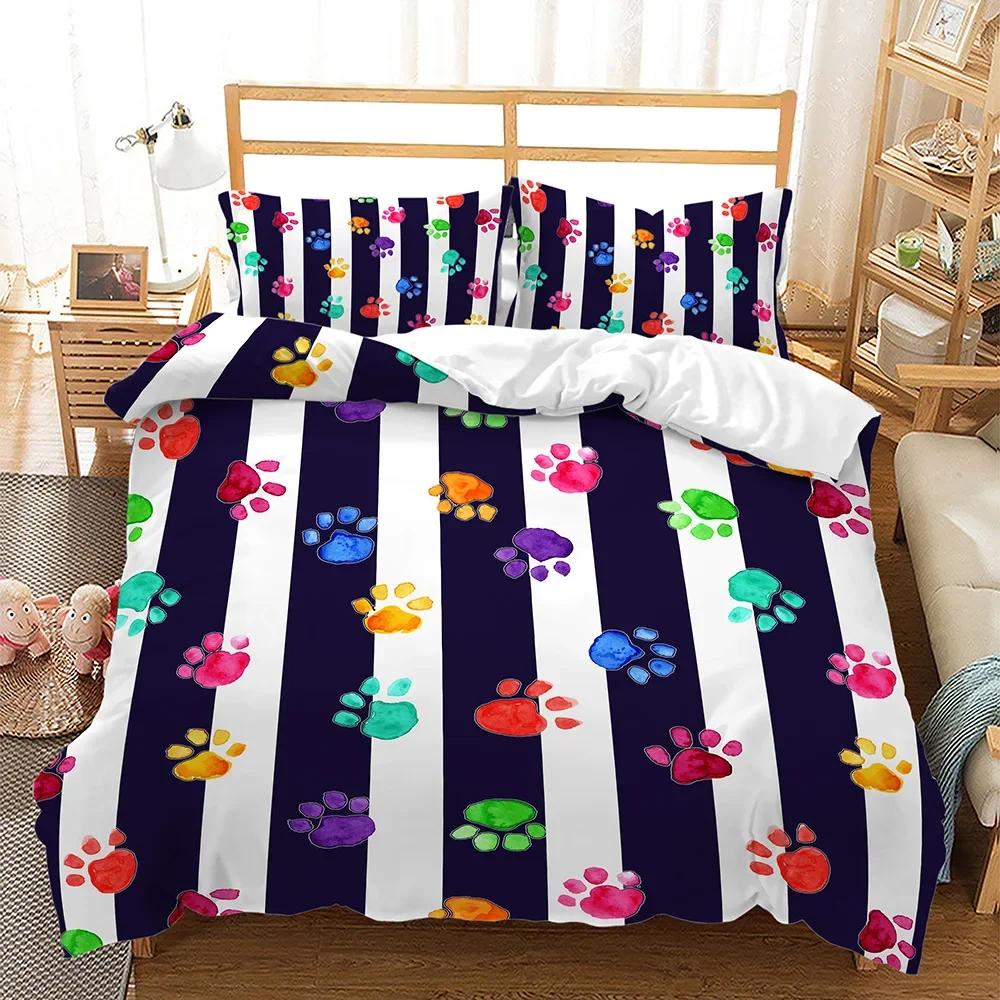 Black And White Milk Pattern Bedding Set Simple Style Soft And Comfortable Duvet Cover Set 3-Piece Children's Duvet Cover Set