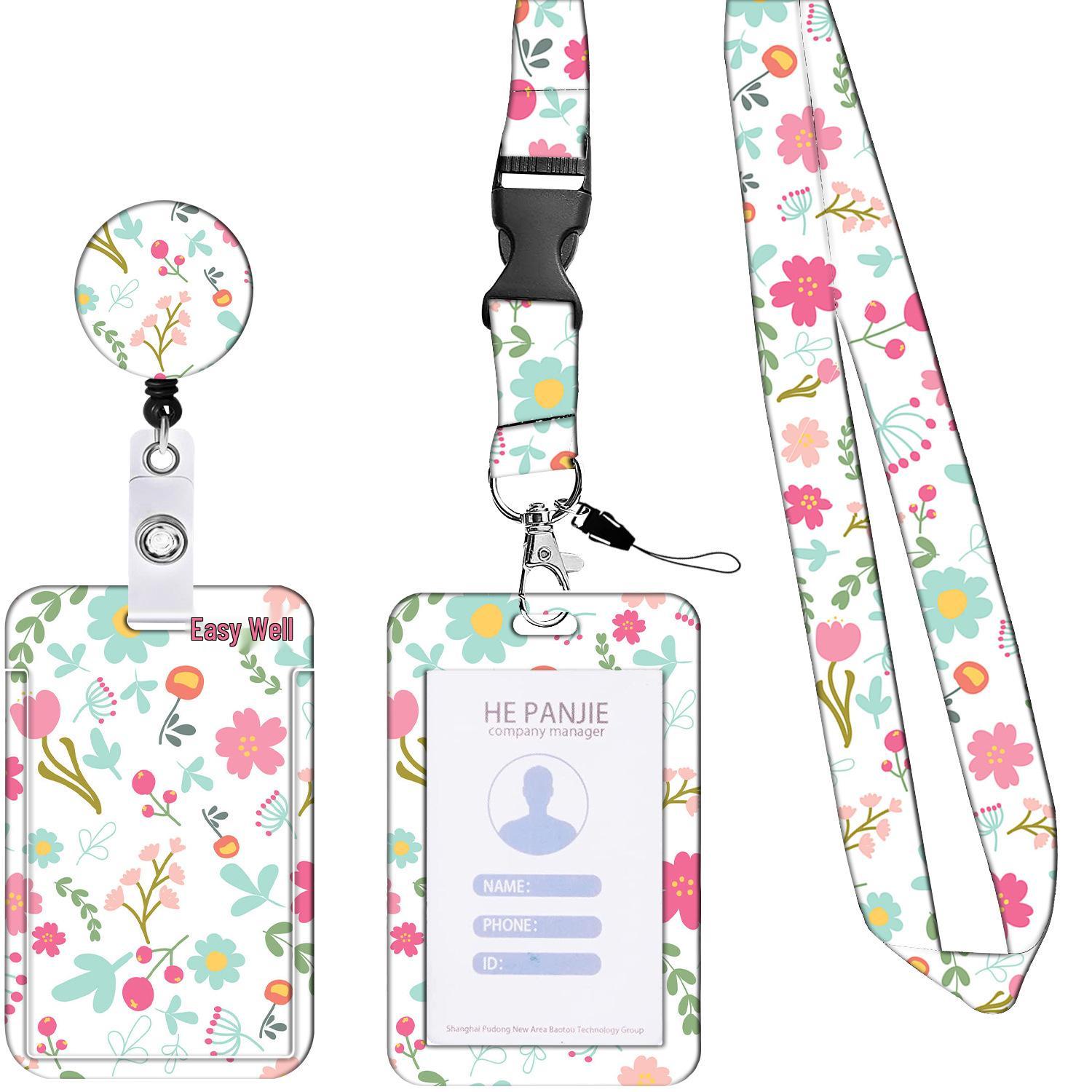 

Double-Sided Printed ID Card Holder with Lanyard