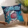 Punkband B-Blink-182 Kissenbezug Quadratisch Doppelseitiger Druck Kissenhülle Für Sofa Heim Schlafzimmer Dekoration Geschenk