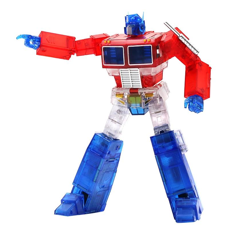Transform Element  Translucent Transformation Action Figure Toy Op Commander Model Ko Ls13 Deformation Car Robot Figma