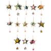 Rattan Hanging Ornaments, Five-pointed Star Shape Hangings, Handcrafted Durable Wear-resistant Home Decoration for Family Friends