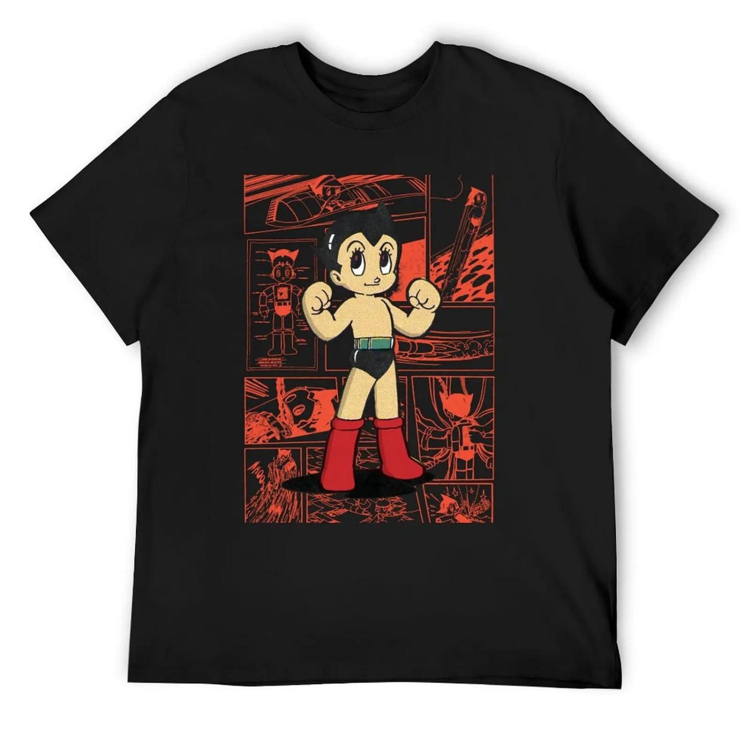 

Mighty Atom T-Shirt new gifts and t-shirts blue archive oversized graphic tee clothes for men XXXXXL чорний