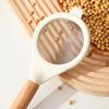 Stainless Steel Flour Sieve Sugar Powder Juice Soybean Milk Foam Filter Fine Screen Wooden Handle Household Kitchen Baking Tools