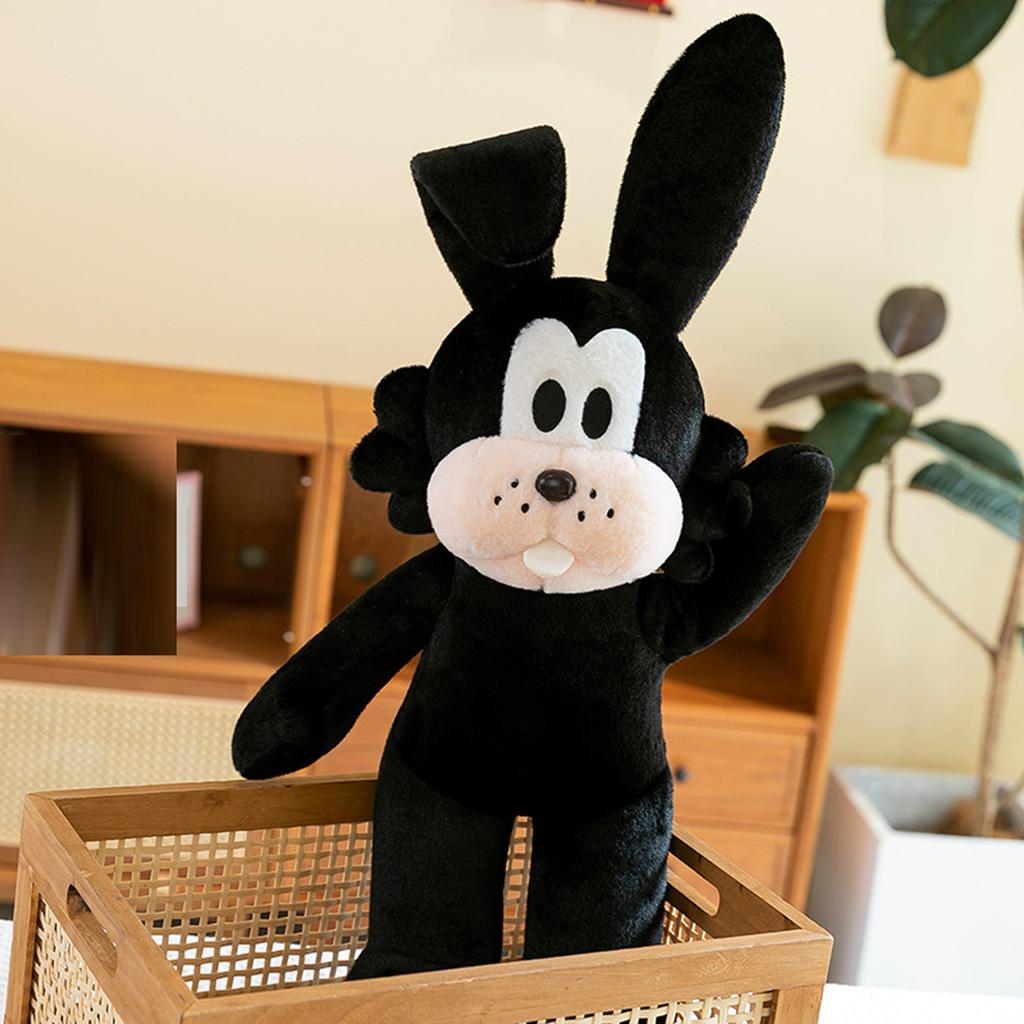 Retro Black Cute Plush Toy: A Heartwarming Choice For Companionship