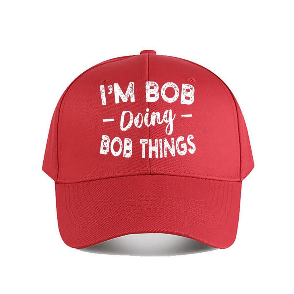 Im Bob Doing Bob Things Vintage Baseball Cap Baseball Cap Fashion Unisex Sunhat Womens Outdoor Sports Snapback Cap